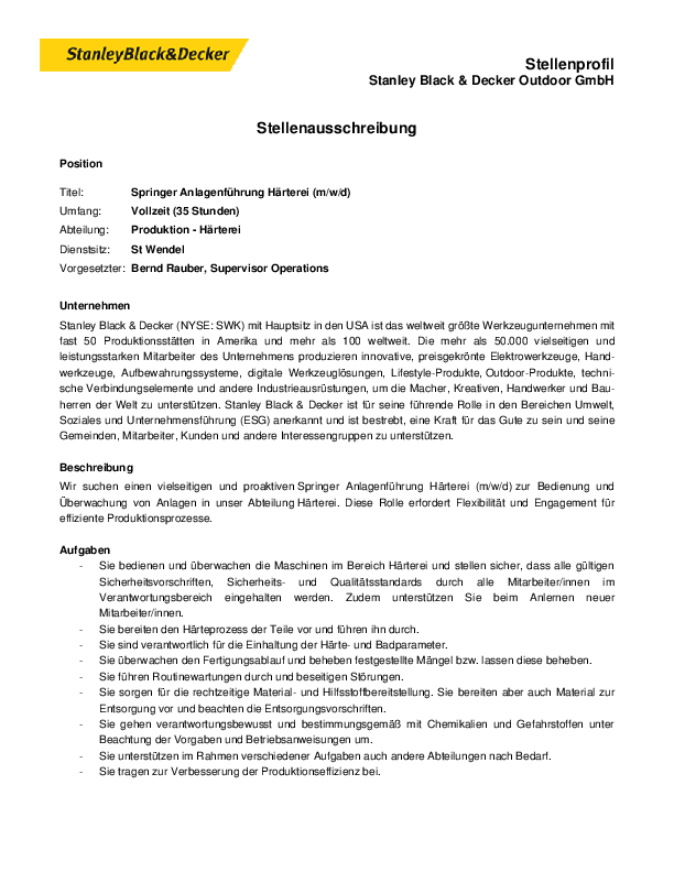 Stellenausschreibung_Springer_Anlagenfuehrung_Haerterei_042025